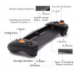 Wholesale Ergonomic Controller Pad for Nintendo Switch with Gravity Induction of Six-Axis Gyroscope, Double Motor Vibration and Screen Capture Button (Black)